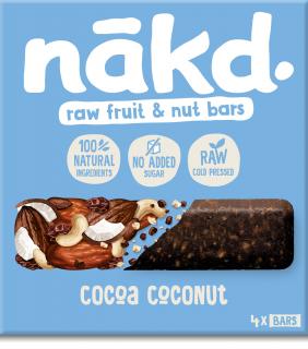 NAKD Cocoa Coconut 4x35g