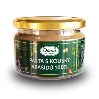 Pasta s kousky arašídů 100% 250g