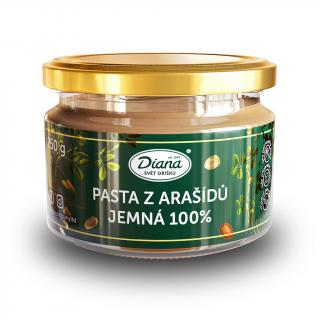 Pasta z arašídů jemná 100% 250g