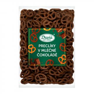 Preclíky v mléčné čokoládě 500g