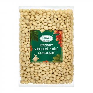 Rozinky v polevě z bílé čokolády 1kg