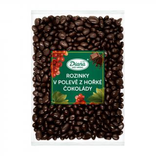 Rozinky v polevě z hořké čokolády 1kg