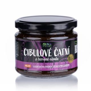 The Pelikans Cibulové čatní z červené cibule PÁLIVÉ 250g