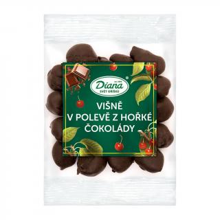 Višně v polevě z hořké čokolády 100g