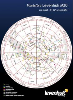 (CZ) Velká mapa hvězdné oblohy M20