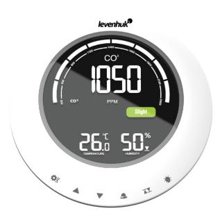 Detektor hladiny koncentrace CO₂ Levenhuk Wezzer PLUS LP90