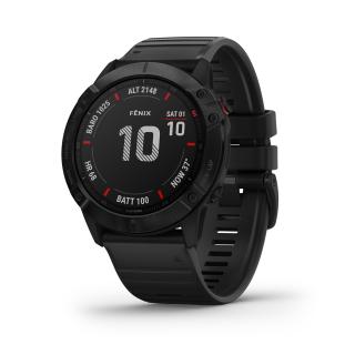 Garmin fenix 6X PRO Glass Black/Black Band (MAP/Music)