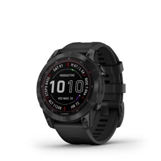 Garmin fenix 7 PRO Sapphire Solar, Titan Black  / Black Band