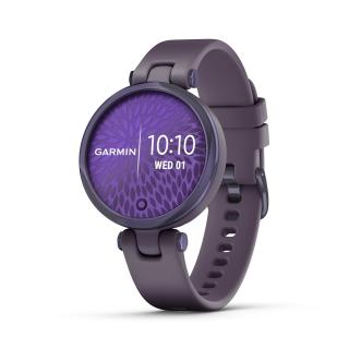 Garmin Lily Sport Midnight Orchid/Orchid Silicone Band