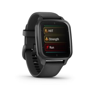 Garmin Venu SQ 2 Music Slate/Black silicone band