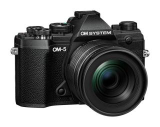 OM SYSTEM OM-5 body black + 12-40mm II f/2.8 PRO