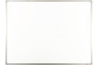 Bílé keramické tabule boardOK 120 x 90 cm barva rámu: stříbrná