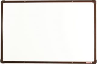 Bílé keramické tabule boardOK 60 x 45 cm barva rámu: hnědá
