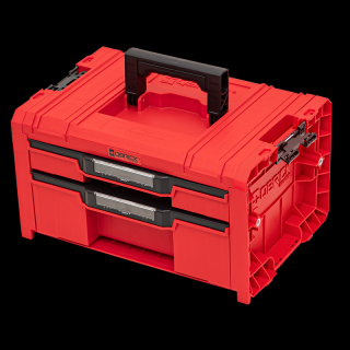 Box na nářadí QBRICK SYSTEM PRO Drawer 2 Toolbox 2.0 Expert RED Ultra HD - 45,0 x 31,0 x 24,4 cm