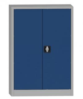 Dílenská skříň 115 x 95 x 40 cm, 2 police, 65 kg/pol. Barva dveří: modrá RAL 5005