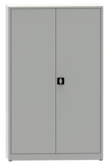 Dílenská skříň 195 x 120 x 60 cm, 4 police, 65 kg/pol. Barva dveří: šedá RAL 7035