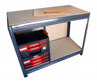 Dílenský ponk QBRICK SYSTEM PRO Drawer Basic Workshop Set Kovo