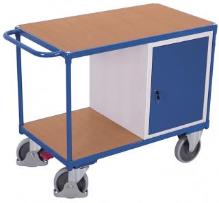 Dílenský vozík, 1 skříňka, Variofit, do 500 kg, š x h x v: 119 x 60 x 93 cm