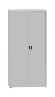 Kovová dílenská skříň perfo, 4 police, 65 kg/pol. Barva dveří: šedá RAL 7035