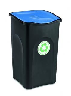 Odpadkový koš na tříděný odpad ECOGREEN 50 L - modrý
