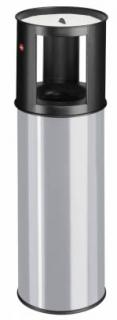 Odpadkový koš s popelníkem ProfiLine care, 25l, šedý