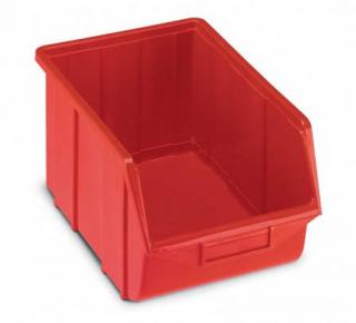 Plastová krabička 167 x 220 x 355, červená, bal.j. 10 ks