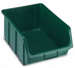 Plastová krabička 187 x 333 x 505, zelená, bal.j. 4 ks