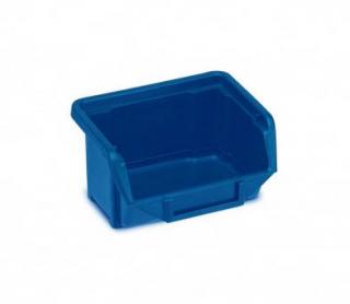 Plastová krabička 53 × 109 × 100, modrá, bal.j. 40 ks