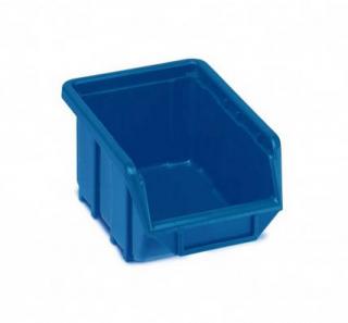Plastová krabička 76 × 111 × 168, modrá, bal.j. 60 ks