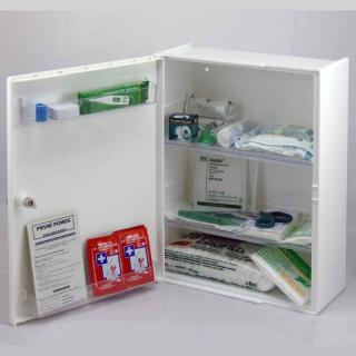 Plastová lékárnička BASIC, s náplní STANDARD
