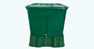 Plastová nádrž na vodu Rhin zelená, 520 L
