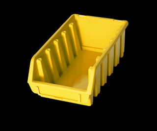 Plastový box Ergobox 2L 7,5 x 21,2 x 11,6 cm Jméno: Plastový box Ergobox 2L 7,5 x 21,2 x 11,6 cm, žlutý