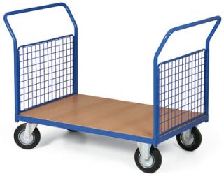 Plošinový vozík, dvě drátěná madla, 200 kg