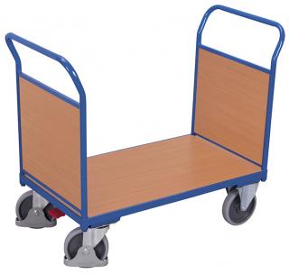 Plošinový vozík se dvěma madly s plnou výplní, Variofit, ložná plocha 100 x 70 cm, do 500 kg