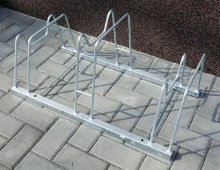 Stojan na kola dvoustranný typ PAL, 3 parkovací místa, NVN