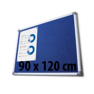Tabule textilní, 90 x 120 cm, modrá