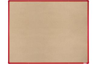 Textilní nástěnky boardOK,150 x 120 cm barva rámu: červená
