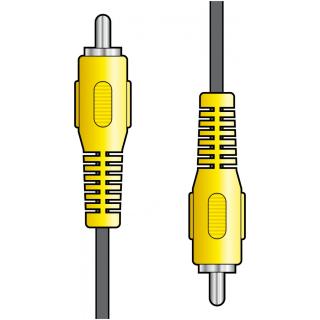 AV:link kabel 1x RCA samec - 1x RCA samec, 10m