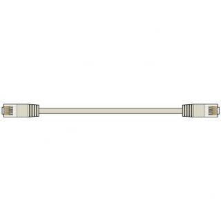 AV:link kabel U/UTP 1x RJ45 samec - 1x RJ45 samec, šedý, 1m