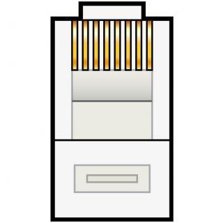 AV:link modulární konektor RJ45 8P8C samec