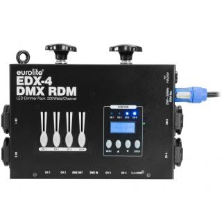 EUROLITE EDX-4 DMX RDM LED Dimmer Pack, stmívač