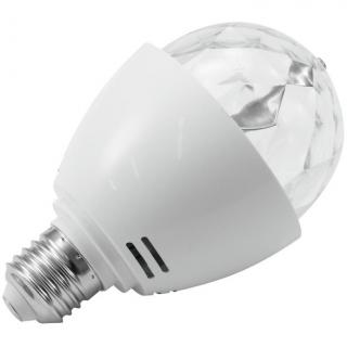 Eurolite LED Disko žárovka E27, 3x1W RGB