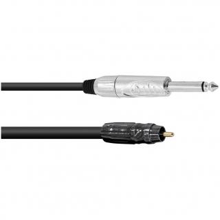 Kabel AC-09 RCA - Jack 6,3 mono, 0,9 m