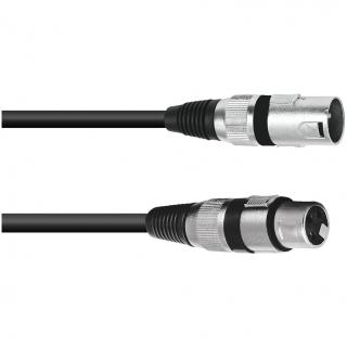 Kabel MC-10 XLR samec - XLR samice, 1m, černý