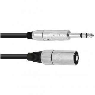 Kabel SADC XLR samec - Jack 6,3 stereo