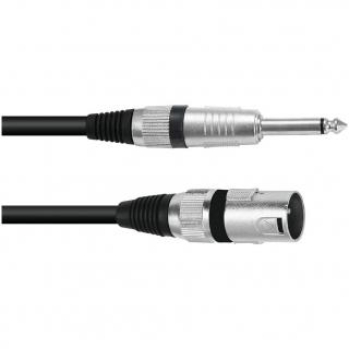 Kabel XK-100 XLR samec - Jack 6,3 mono, 10 m