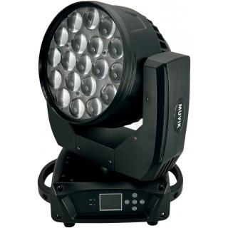 Muvik LED Moving Head ZOOM 19x15W, QCL