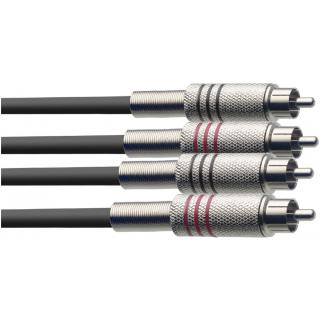 Stagg STC3C, 2x RCA - 2x RCA, 3 m