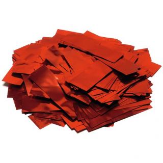 Tcm Fx metalické obdélníkové konfety 55x18mm, červené, 1kg