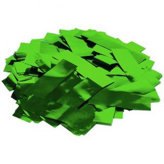 Tcm Fx metalické obdélníkové konfety 55x18mm, zelené, 1kg